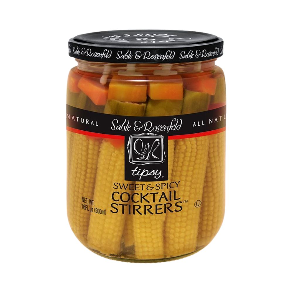 Sable & Rosenfeld Tipsy Cocktail Stirrers - Sweet & Spicy (Corn) 16 oz  - Each- My Essentials Club
