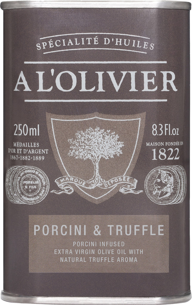 A L'Olivier Olive Oil Infused with Porcini and Truffle 8.3 oz  - My Essentials Club