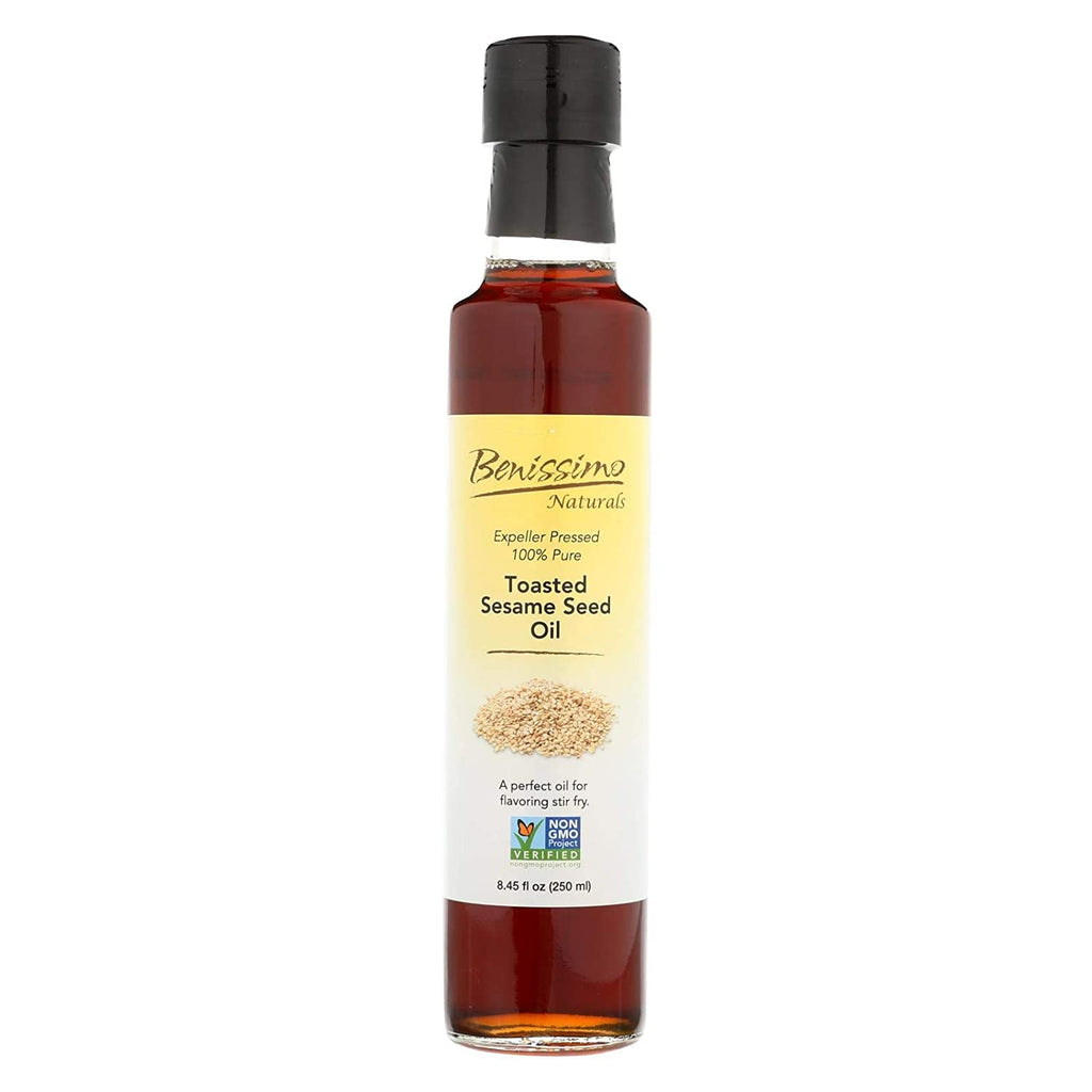 Benissimo Non-GMO Toasted Sesame Seed Oil 8.45 oz  - My Essentials Club
