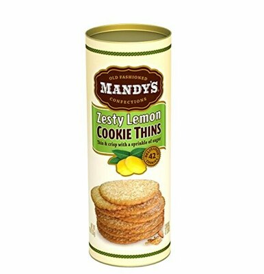 Mandy's Zesty Lemon Cookies Thins 4.6 oz  - My Essentials Club