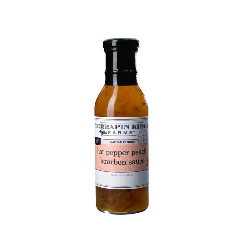 Terrapin Ridge Hot Pepper Peach Bourbon Sauce 12 oz - My Essentials Club
