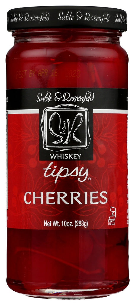 Sable & Rosenfeld Whiskey Tipsy Cherries 5 oz - 2-pack - My Essentials Club
