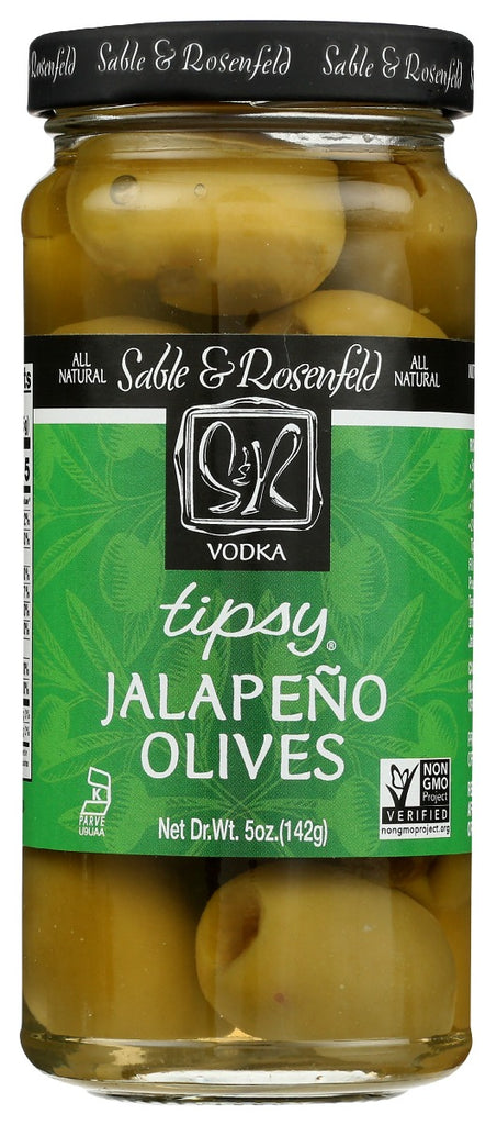 Sable & Rosenfeld All Natural Tipsy Vodka Jalapeno Olives 5 oz - 2-pack - My Essentials Club
