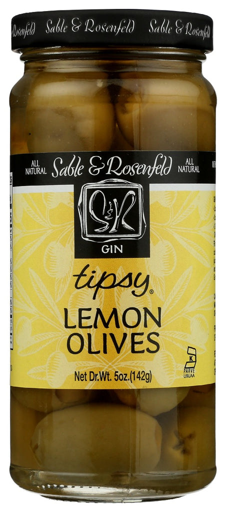 Sable & Rosenfeld Tipsy Gin Lemon Tipsy Olives 5 oz - My Essentials Club
